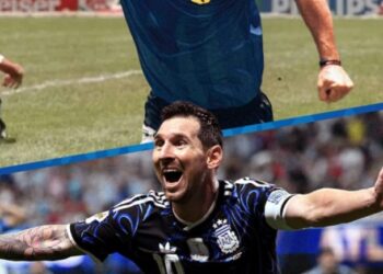 Una sábana pintada y Messi desarticularon a Milei
