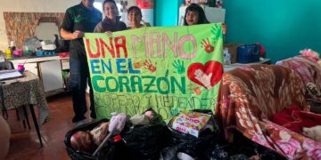 El Club Gimnasia y Esgrima  llevó solidaridad y alegría a distintos barrios de Comodoro