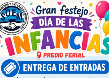 El SOEM celebrará el Día de las Infancias con un gran festejo en el Predio Ferial