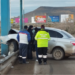 Accidente en Barrio Palazzo, un Fiat Siena se incrustó en el guardarrail