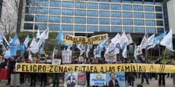 Protesta contra Mercado Libre por las tasas
