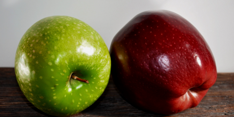 Que Manzana es mejor para tu salud, roja o verde