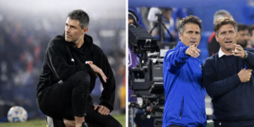 Barros Schelotto y Vaccari protagonizaron un cruce en el túnel tras el empate