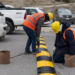 Colocan reductores de velocidad en el centro de Comodoro