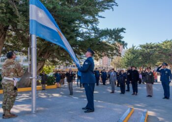 Macharashvili encabezó el acto por el aniversario de la muerte de San Martín