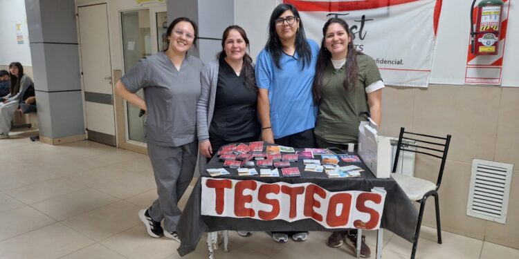 Exitosa campaña de testeo rápido en el Hospital Regional