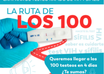 Testeo rápido y gratuito de VIH y sífilis “La Ruta de los 100” se realizara en el Hospital Regional