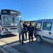 Iba a entregar la Kangoo que había vendido y terminó chocando con un colectivo de Sol Bus