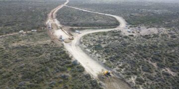 Avanzan las obras en el acceso a Punta Tombo