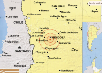 Nuevo sismo en Mendoza