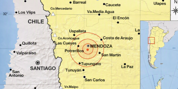 Nuevo sismo en Mendoza