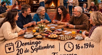 Una propuesta recreativa para adultos con Merienda y juegos