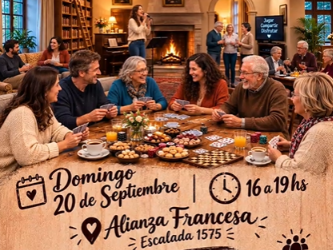 Una propuesta recreativa para adultos con Merienda y juegos