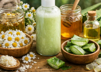 Shampoo casero de aloe y manzanilla como se prepara y sus beneficios