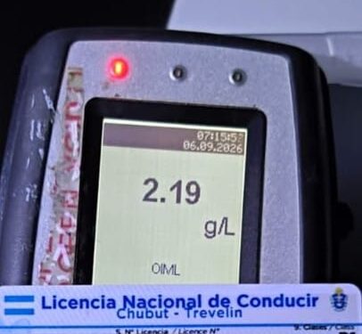 Más de 40 conductores con alcoholemia positiva