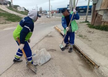 Urbana reforzó tareas de limpieza por las lluvias