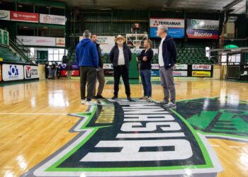 Macharashvili recorrió las obras del Socios Fundadores de cara a la Champions League