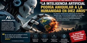 Alertan de que la inteligencia artificial podría aniquilar a la humanidad en diez años