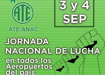 Paro de ATE del jueves y viernes complicará los vuelos