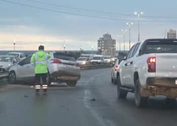 Accidente de transito sin heridos en Ruta 3