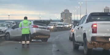 Accidente de transito sin heridos en Ruta 3