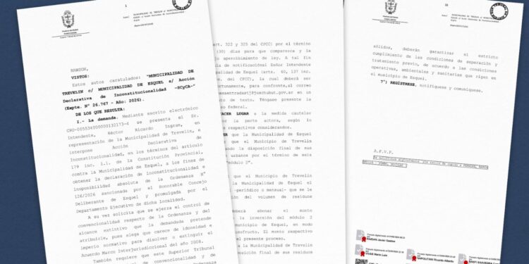 Fallo del STJ por residuos, Esquel deberá recibir los desechos de Trevelin