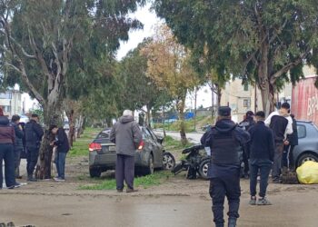 Choque en avenida Chile y Ramón Reina: uno de los conductores no tenía licencia