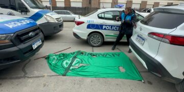 Intento de atropello durante la protesta de ATE