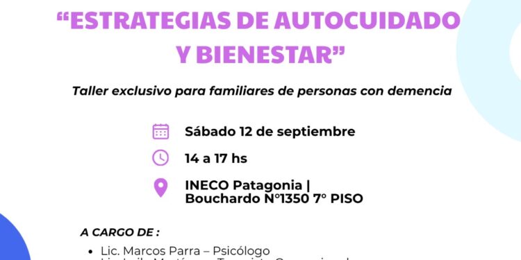 Taller de autocuidado y bienestar para familiares de personas con demencia