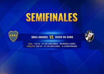 Conmebol confirmó fechas y horarios para las semifinales de Boca y Vasco da Gama