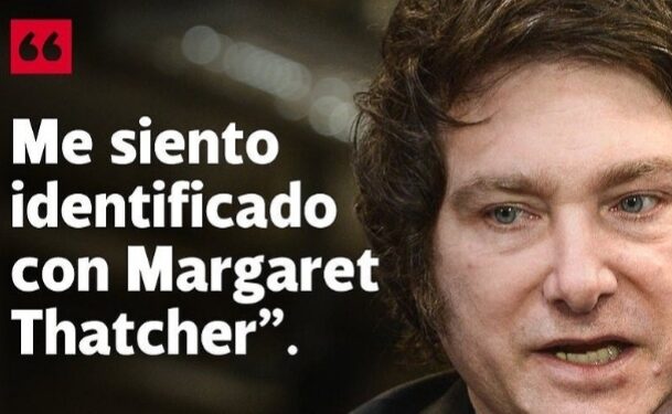 Milei, el admirador de Thatcher que ahora da clases de Malvinas