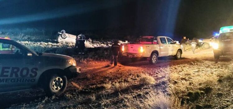 Madre e hija regresaban de la Cordillera y tuvieron un accidente en la ruta