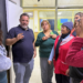 Glinski recorrió escuelas de Trelew y habló con productores