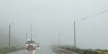 Advierten por bancos de niebla en caminos alternativos de Comodoro