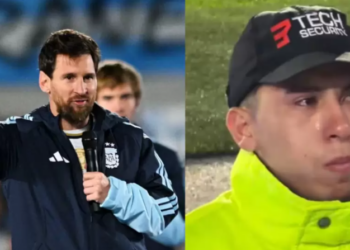 La historia del joven que emocionó al país en la despedida de Messi