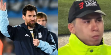 La historia del joven que emocionó al país en la despedida de Messi