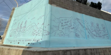Mural comunitario por la salud mental quedará inaugurado este sábado en Comodoro