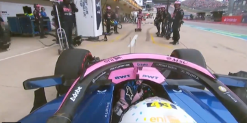 Colapinto abandonó en Austin por problemas mecánicos en su Alpine