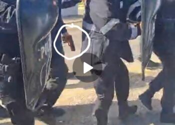 La policía reprimió a trabajadores de ATE
