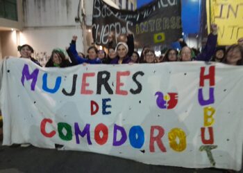 Las mujeres de Comodoro plantaron bandera y marcha e el Encuentro de la Mujer en Córdoba