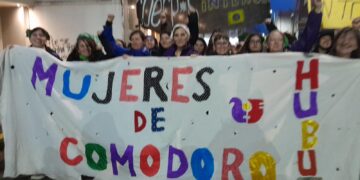 Las mujeres  de Comodoro plantaron bandera y marcha en el Encuentro Plurinacional en Córdoba