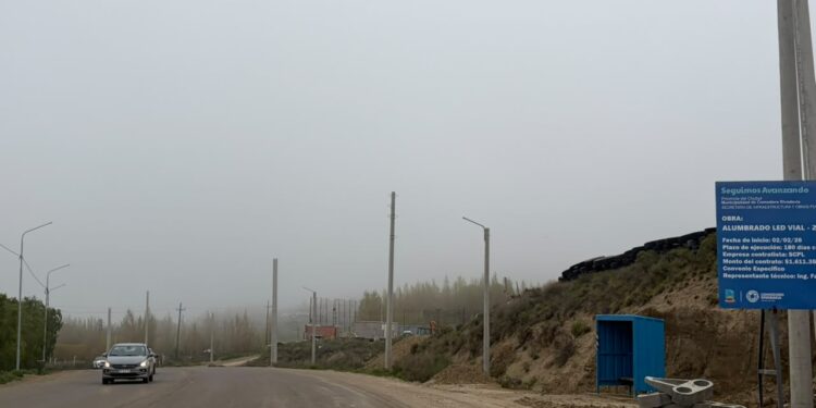 Comodoro amaneció con una densa niebla