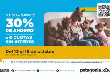 El Banco del Chubut acompaña el Día de la Madre con beneficios para las familias y el comercio local