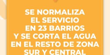 Terminó la reparación del acueducto del ’99, pero ahora cortarán el agua en Zona Sur y Central de Comodoro