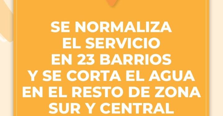 Terminó la reparación del acueducto del ’99, pero ahora cortarán el agua en Zona Sur y Central de Comodoro