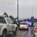Choque entre un Fiat Palio y una Renault Kangoo en el semáforo de Castelli
