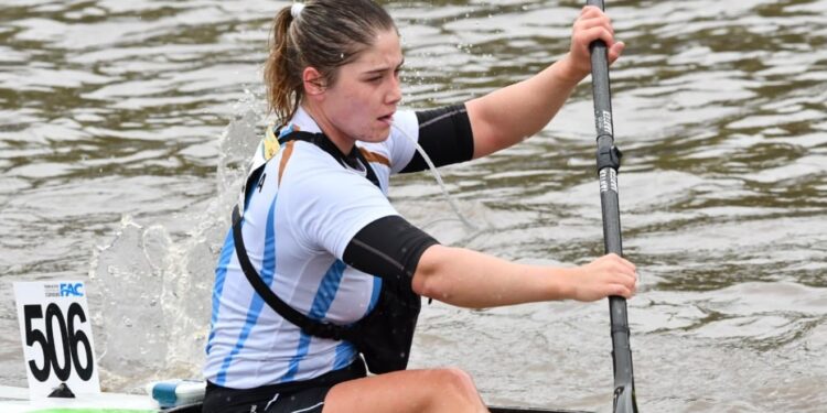 Oro para Chubut: Candela Velázquez se coronó campeona panamericana en el Mundial de Canotaje