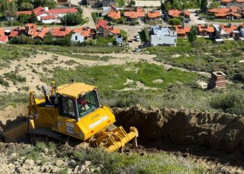 El Municipio avanza con la segunda etapa de aterrazamiento en Cerro Hermitte