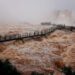 Impresionante crecida del río Iguazú: cerraron varios circuitos de las Cataratas por seguridad