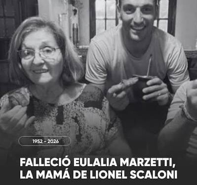 Murió la madre de Lionel Scaloni y el entrenador atraviesa un difícil momento familiar